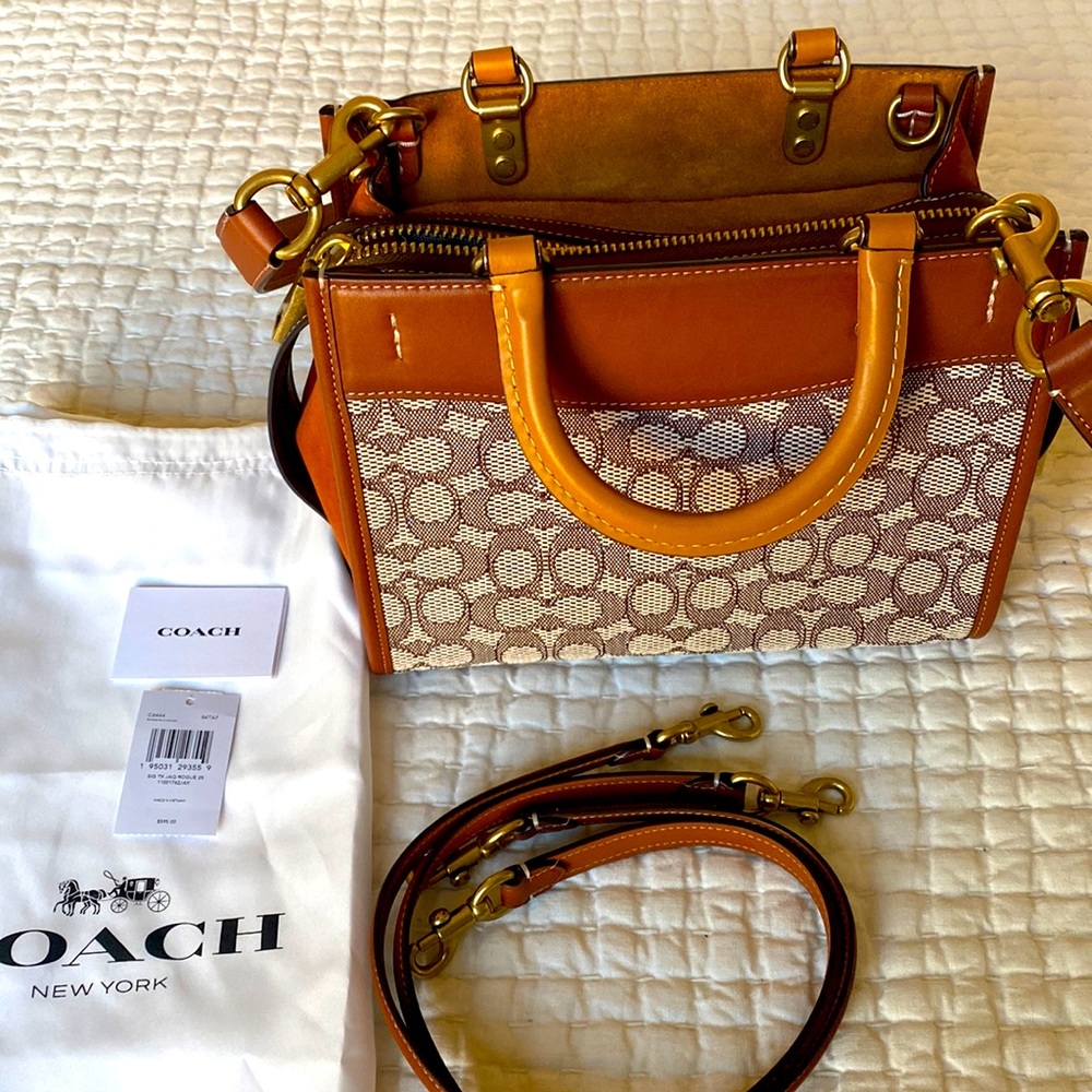 NWT Coach Jacquard Rogue Handbag